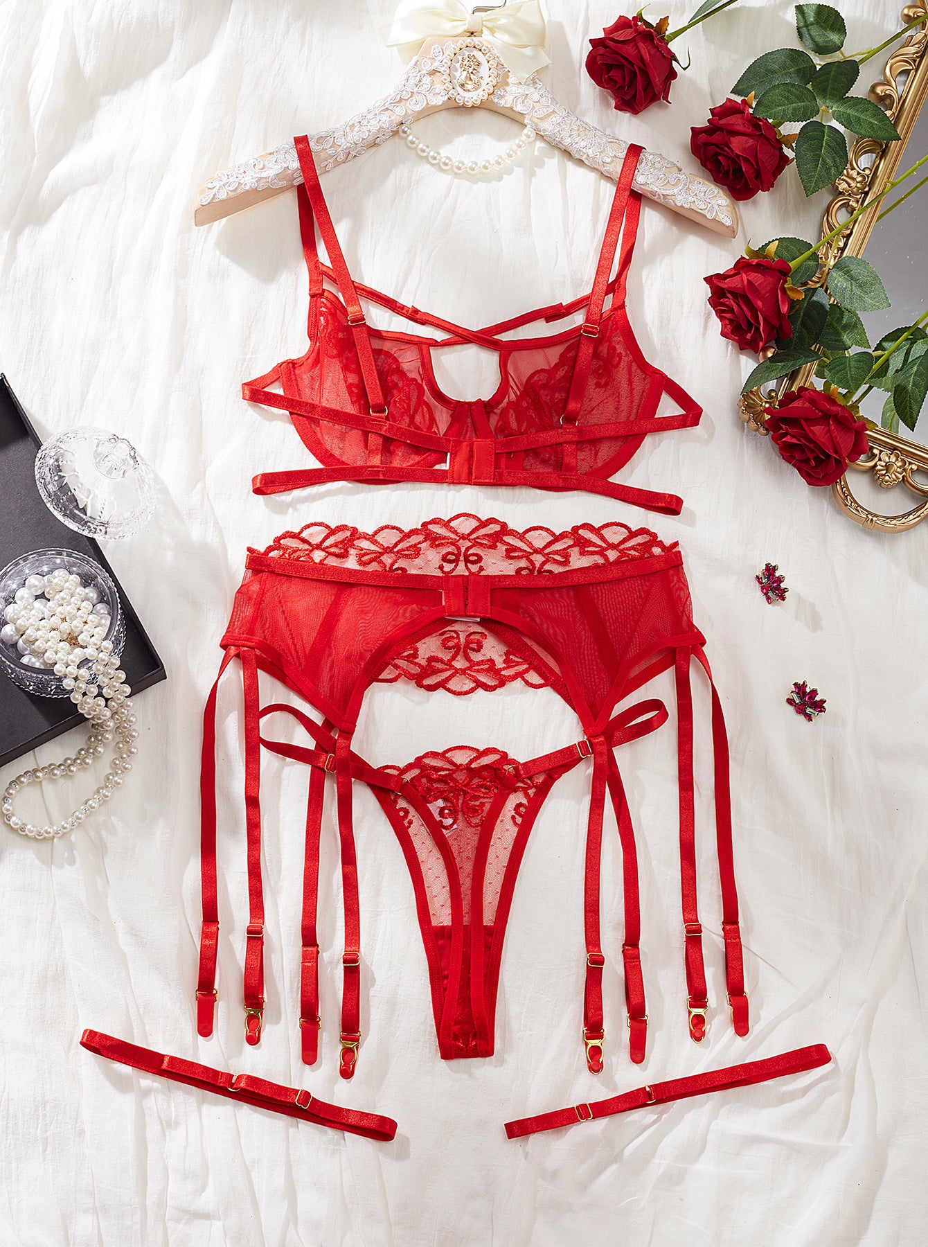 See Thru Panties & Bra Sheer