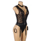 Lace Lace Bodysuits Revealing mature with lingerie Black Teddy