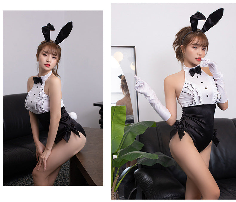 Naughty Sexy Bunny Costume Playboy Cosplay Lingerie Bodysuit