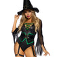 Intimate Sexy Halloween Costumes Witch Revealing Lingerie Anime Bodysuit