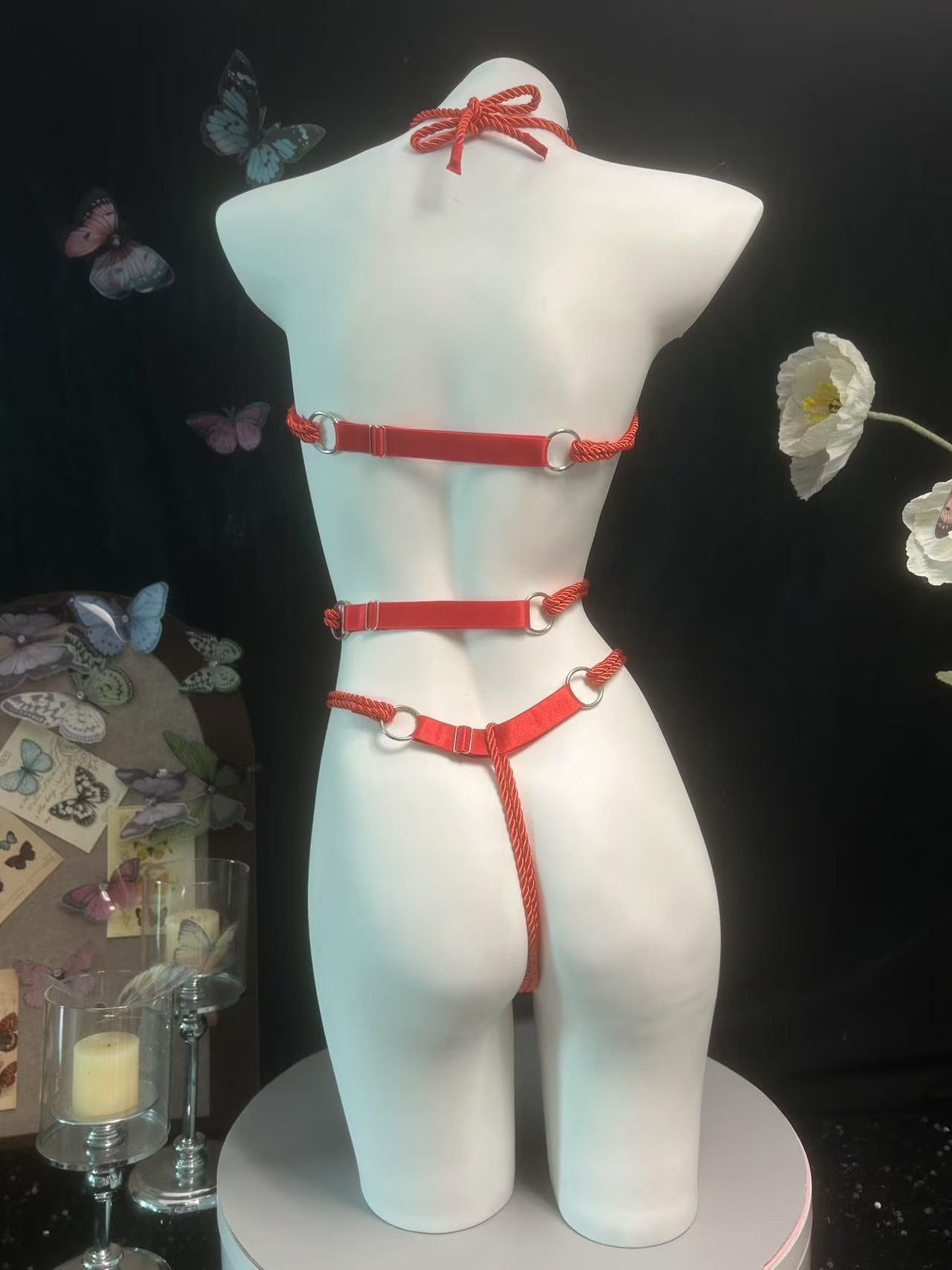 Bdsm Lingerie Rope Harness