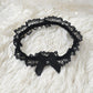 Black Lace Bow Leg Garter