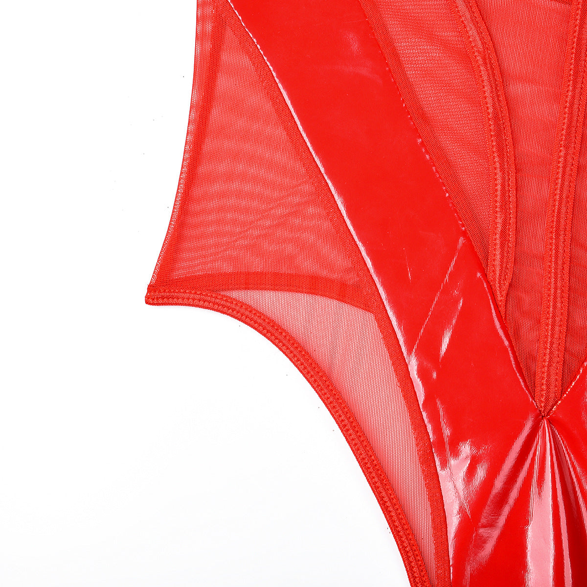 Clear Vinyl Bodysuit