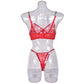 Latina Sheer See Through Lingerie Set Nasty Bra & Panty