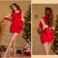 Hot Sexy Christmas Costumes Naughty Role Playing Lingerie Dress Revealing