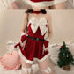 Hot Sexy Christmas Costume Extreme Lingerie Role Playing Dress Latina