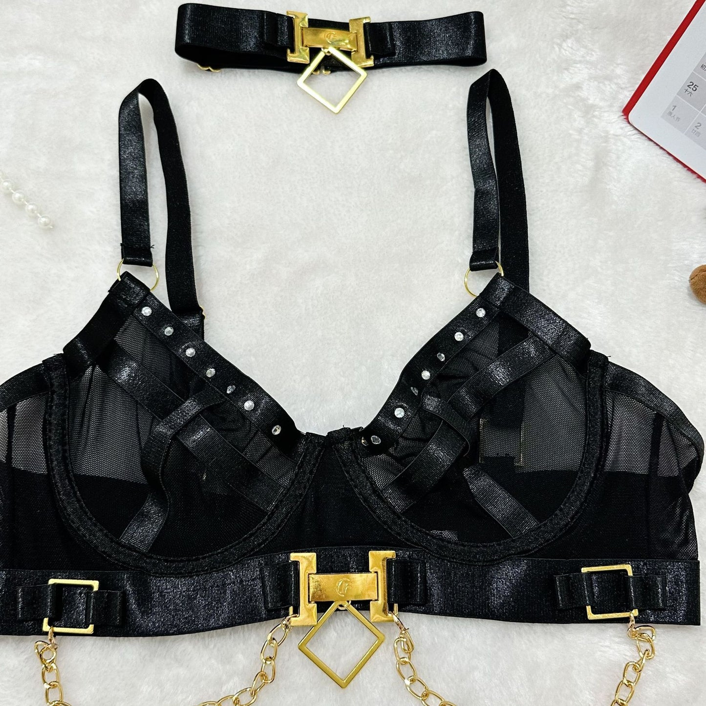 Red Lingerie Harness