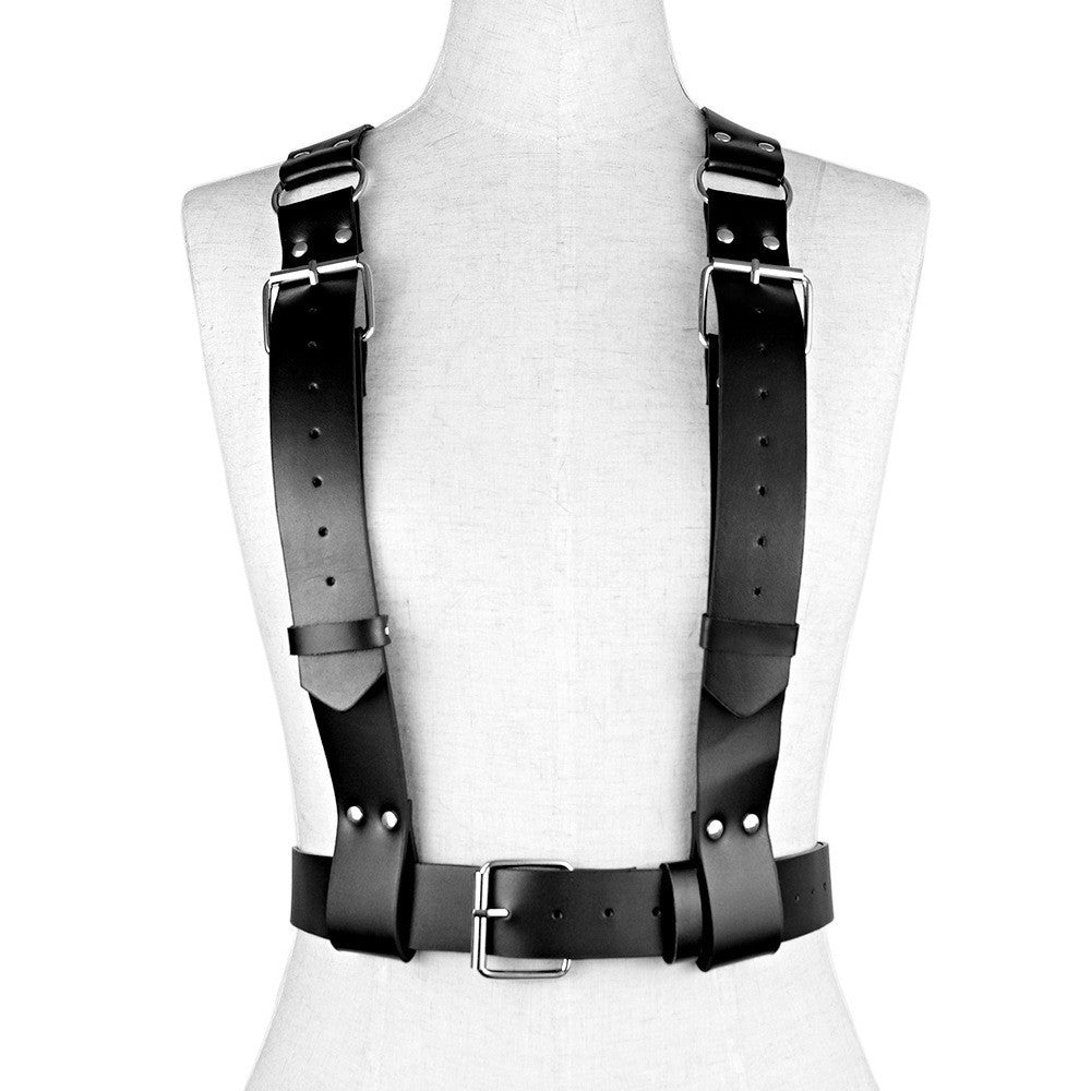 Women Leather Chest Harness