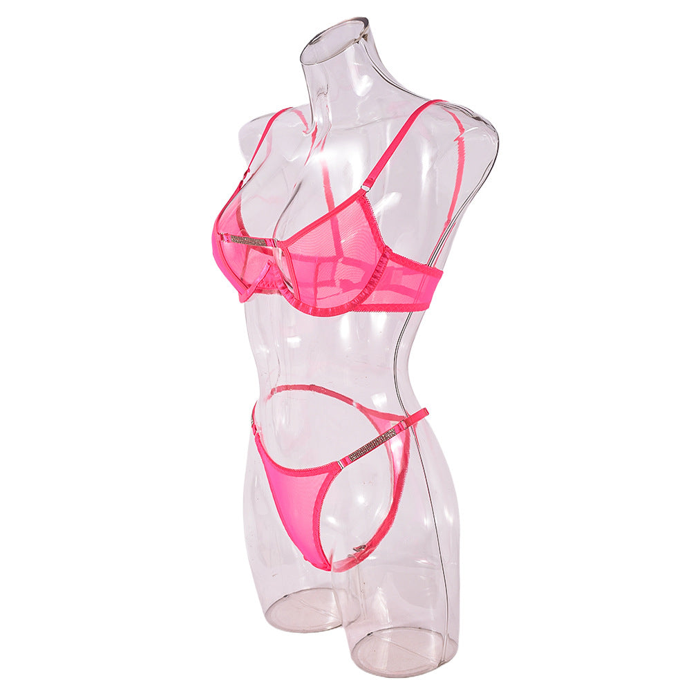 Lingerie Sexy Crotchless Sheer