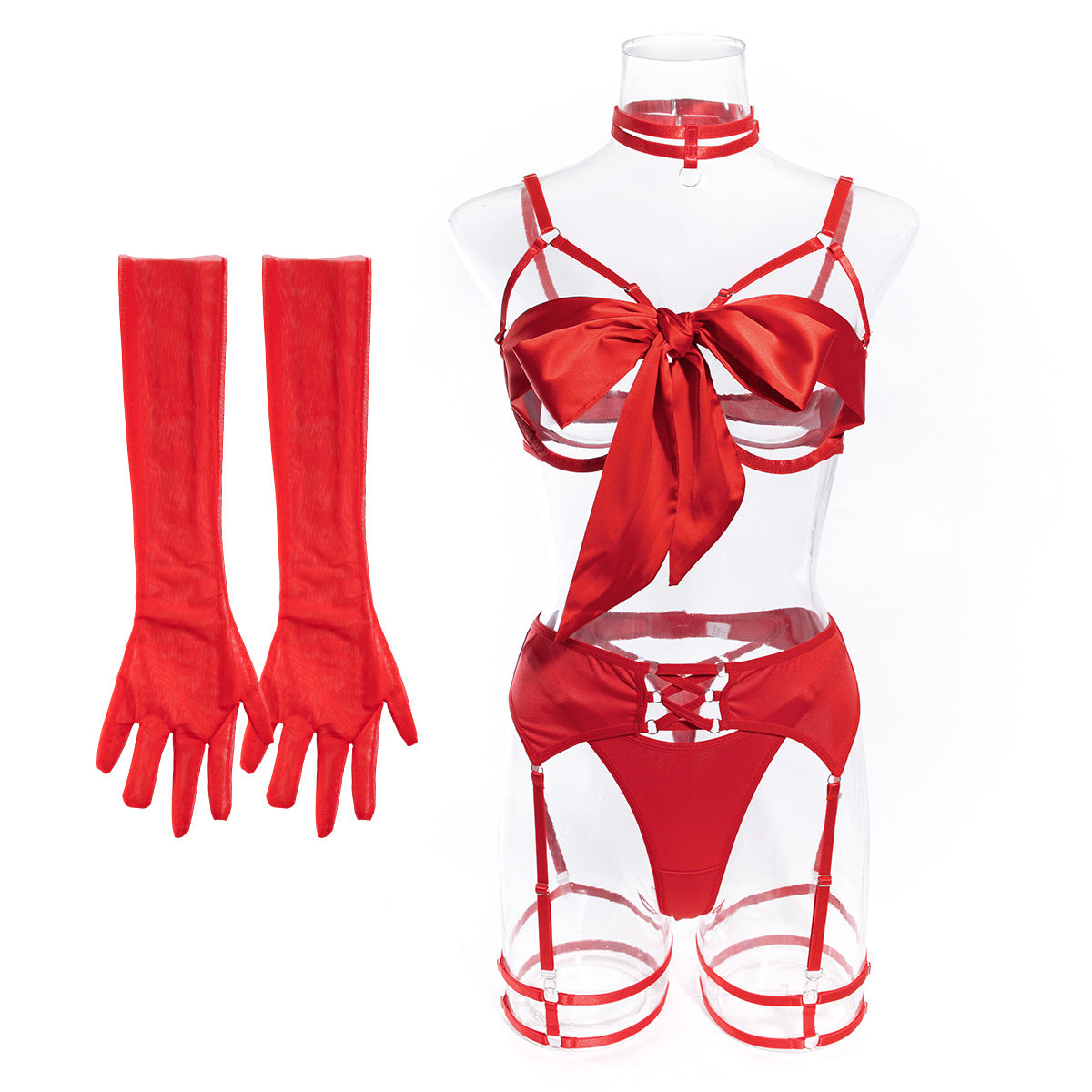 Bow Harness Lingerie