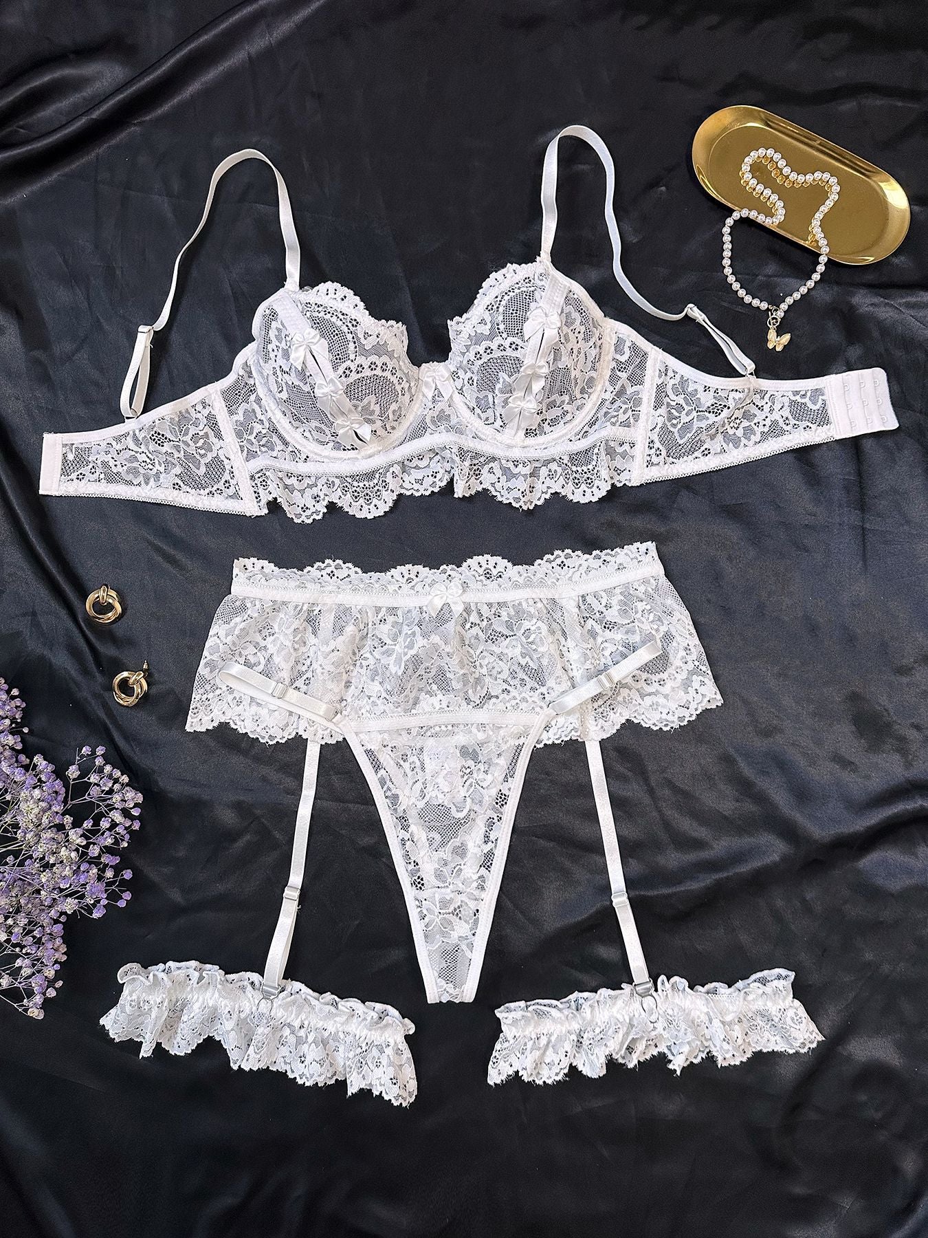 Lace White Bridal Lingerie Uncensored