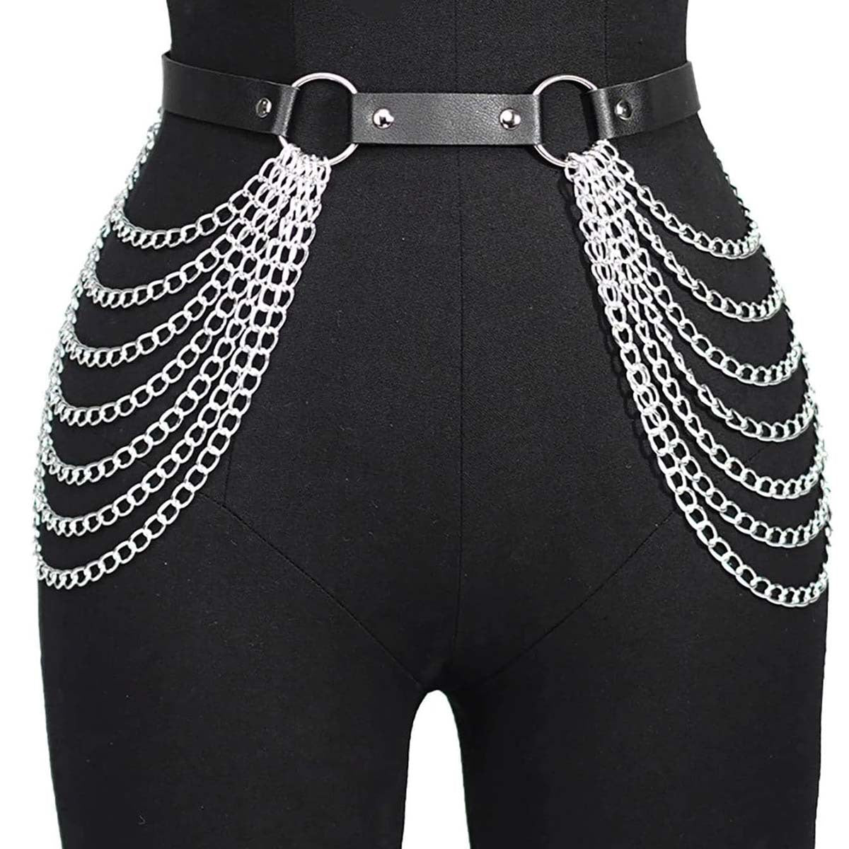 Leather Thigh Harness Fashion Females