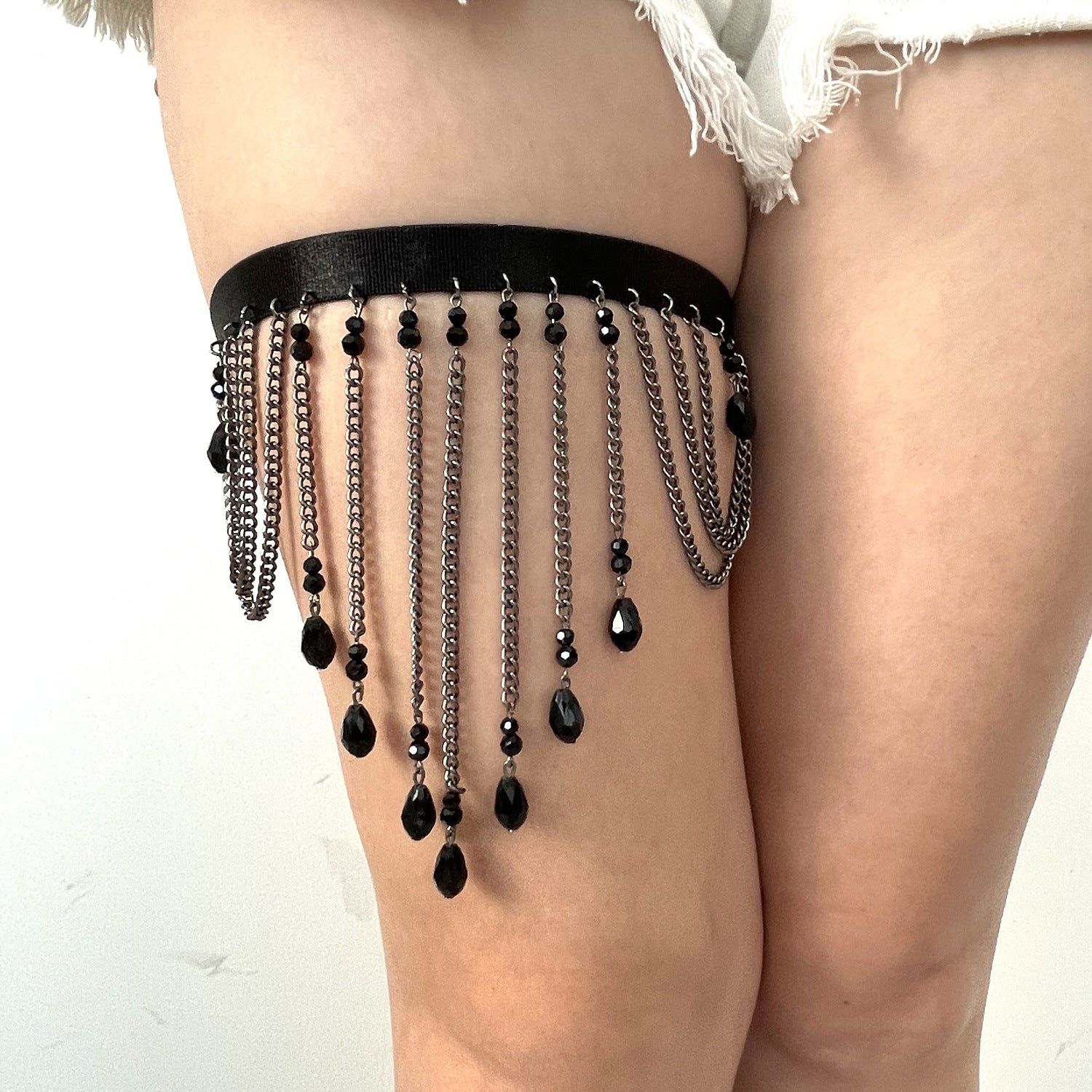 Naughty Leg Garter Wife Bondage Harness Lingerie