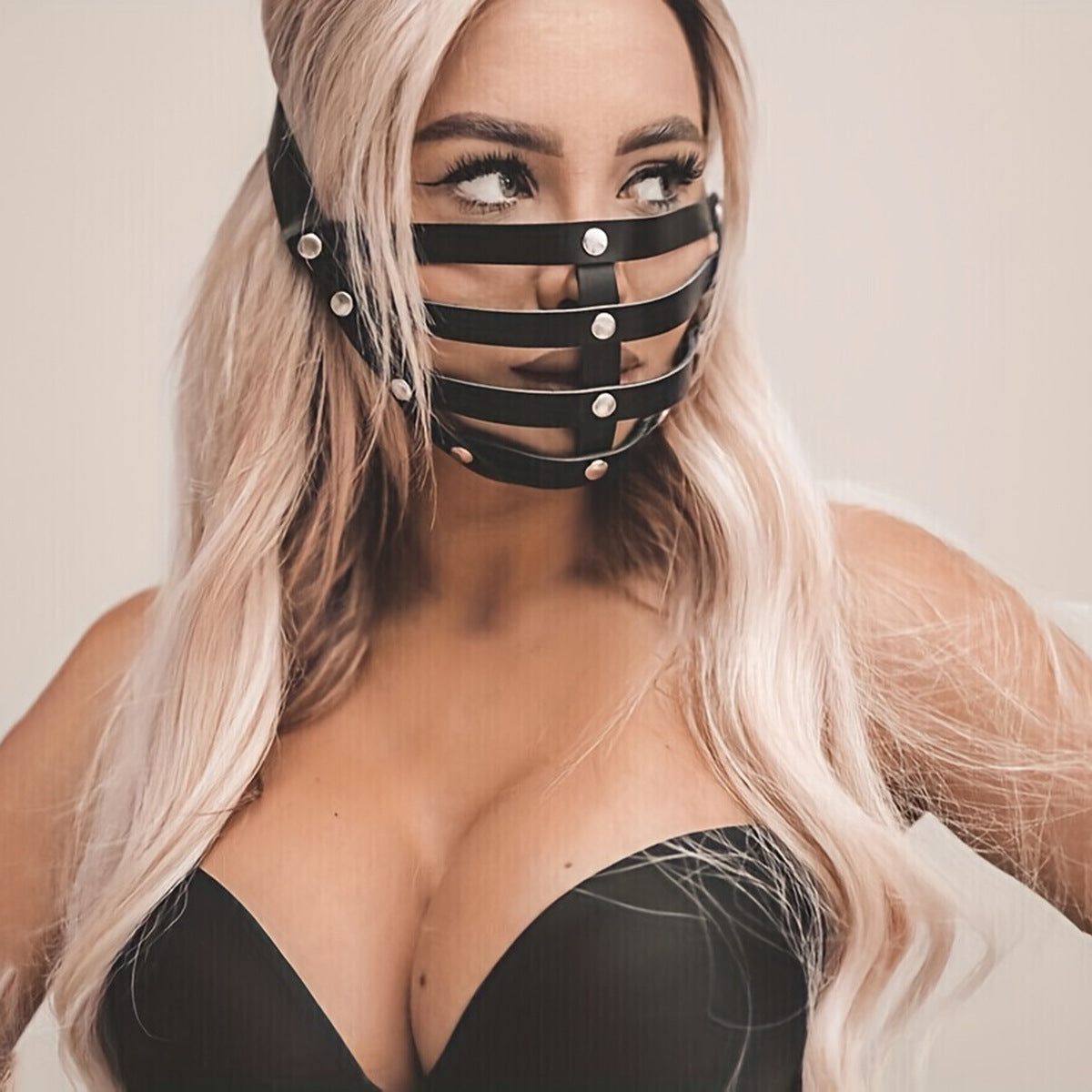 Black Harness Mask
