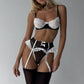 Women Slutty Lingerie French Maid Costume Set Costume Role Play