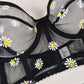 Black See Theough Lingerie Set Sexy Bra & Panty