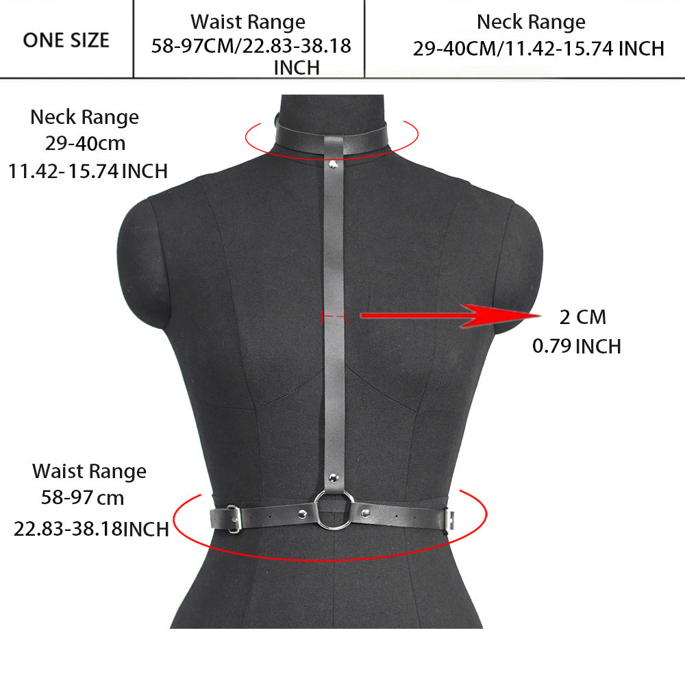 Leather Bulldog Chest Harness