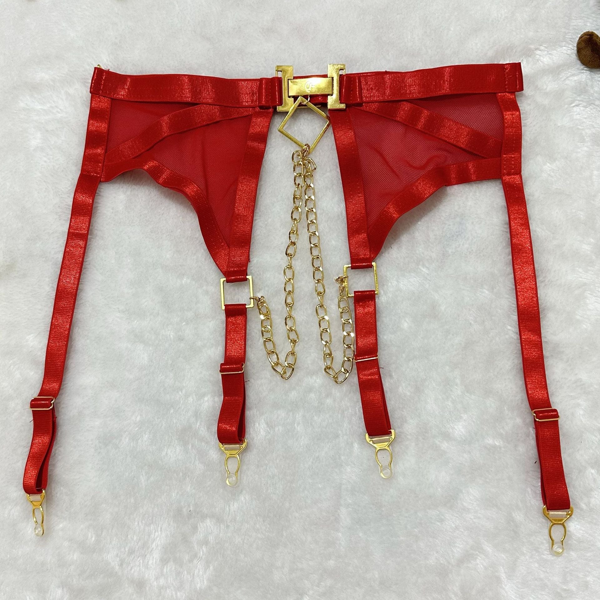 Red Lingerie Harness