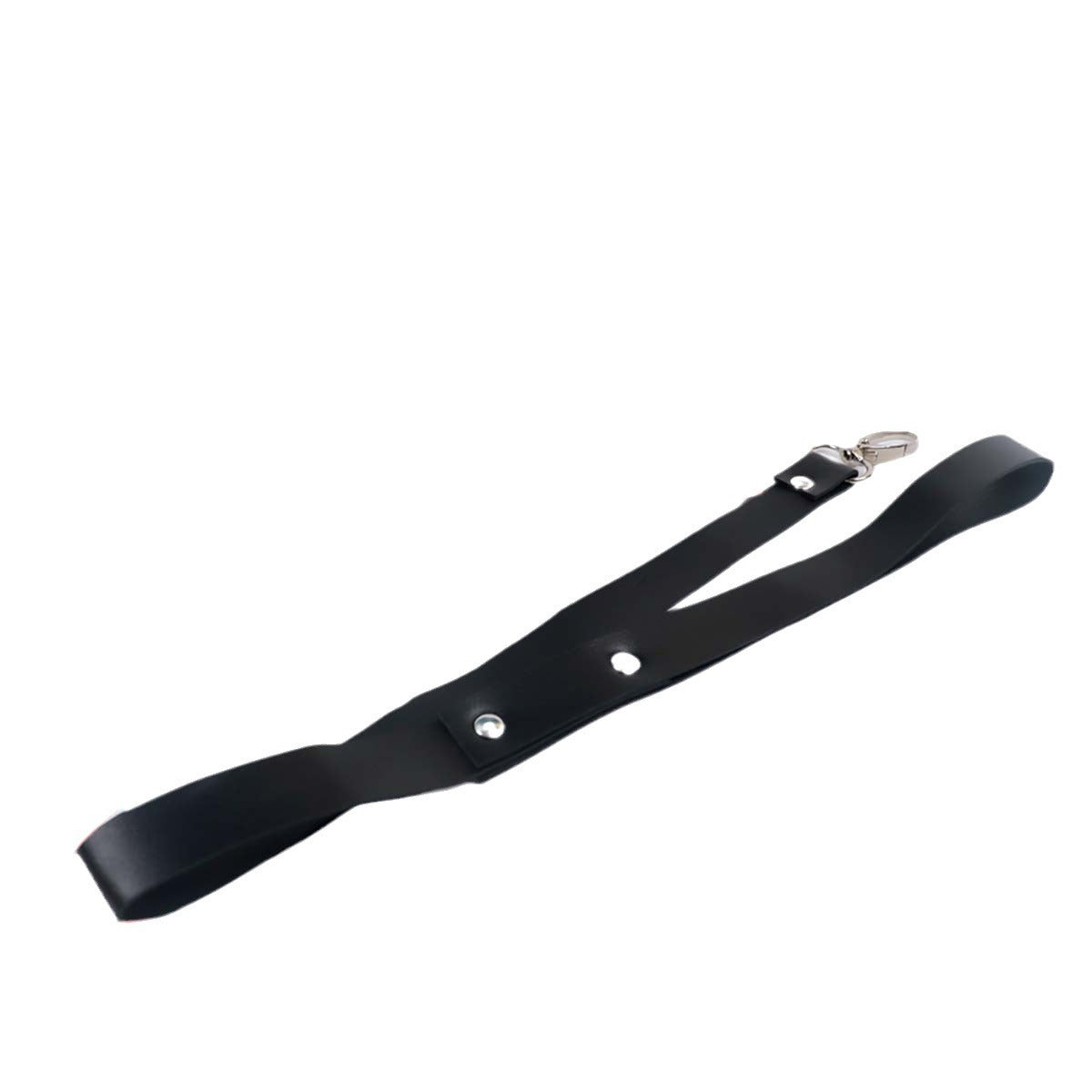 BDSM leather collar with leash