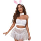 White Bunny Lingerie Set