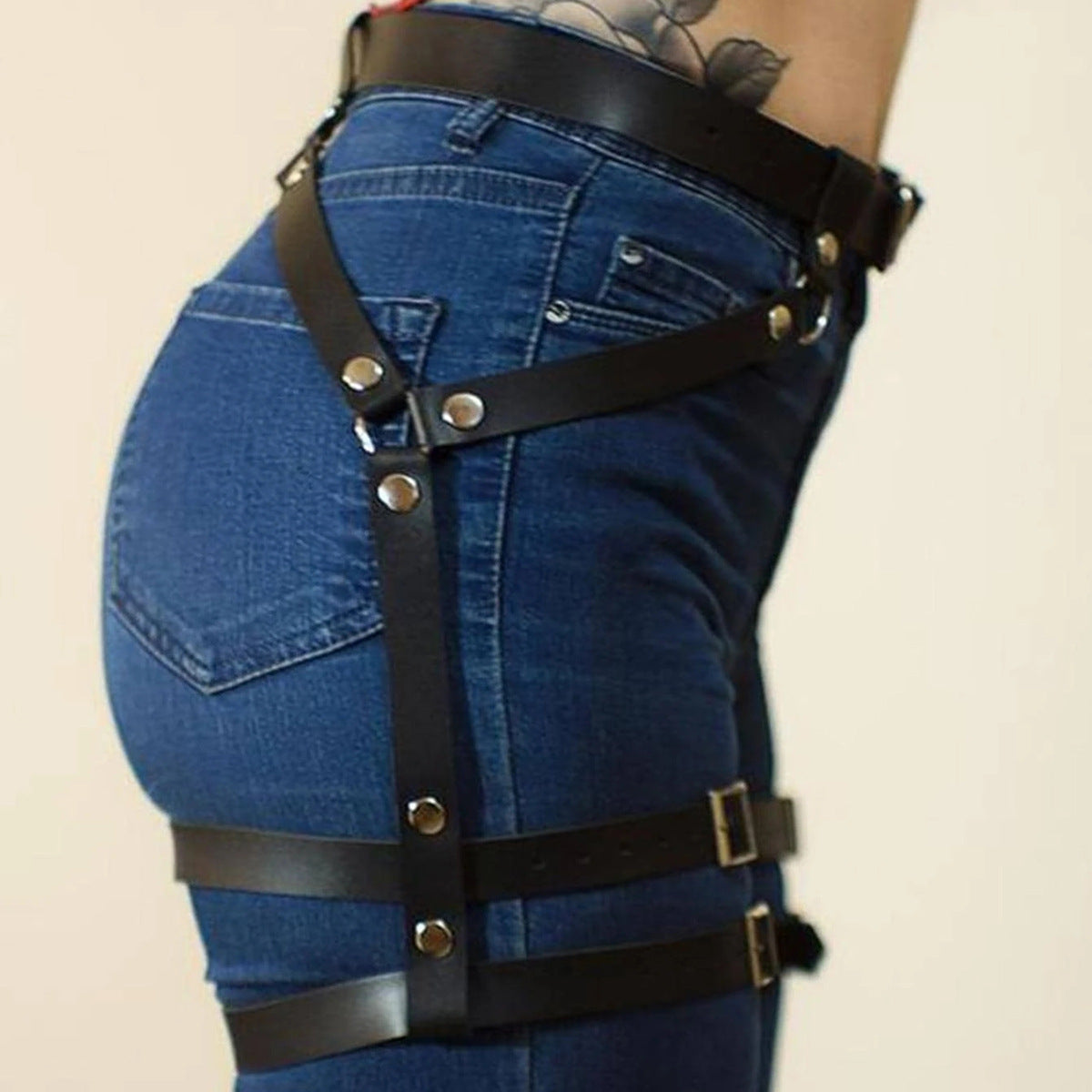 Thigh Harness Outfit
