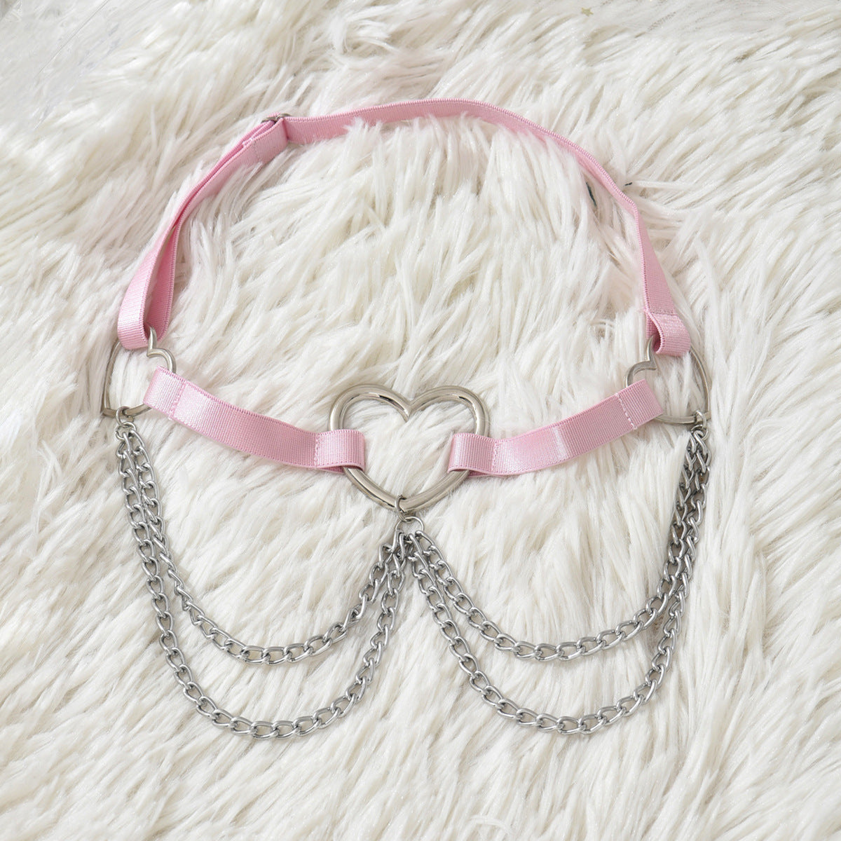 Pink Punk Leg Garter
