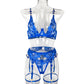 Women In See Through Lingerie Set Lace Bra & Panty