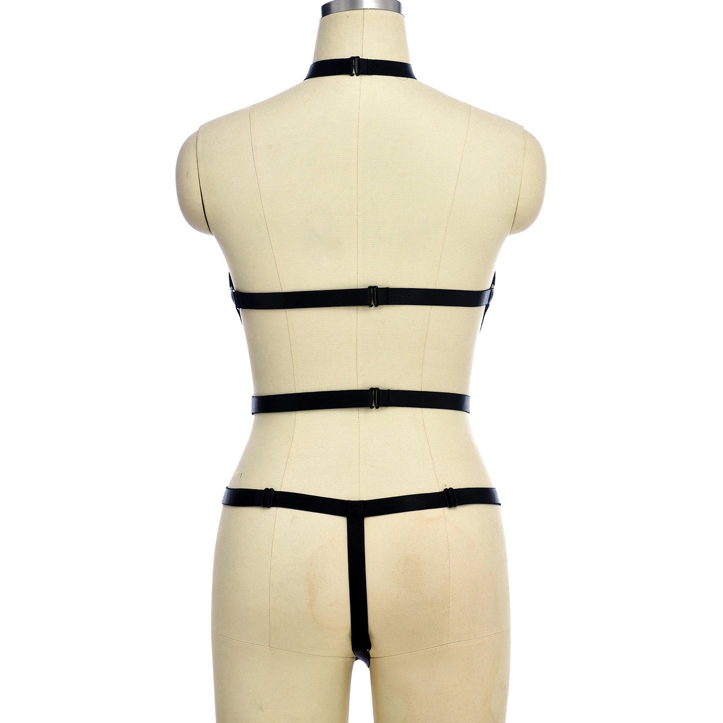 Wife White Bodysuit Submissive Bdsm Harness Lingerie Chubby Teddy