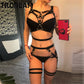 Leather Chest Harness For woMen