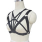 Red Bra Straps Extreme Strappy Harness Lingerie