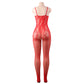 Red Full Bodysuit Latina Hot Mature Lingerie Slutty Crotchless Bodystockings