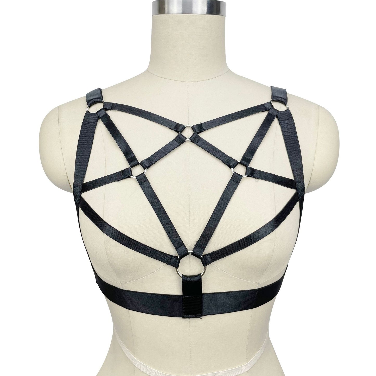 Red Harness Bra Extreme Bdsm Lingerie Harness