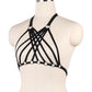 Red Harness Bra Extreme Bdsm Lingerie Harness