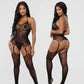 Red Lingerie Bodystocking Sex Mesh See Through Lingerie sheer Bodysuit