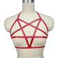 Red Sexiest Bra Revealing Bdsm Harness Lingerie