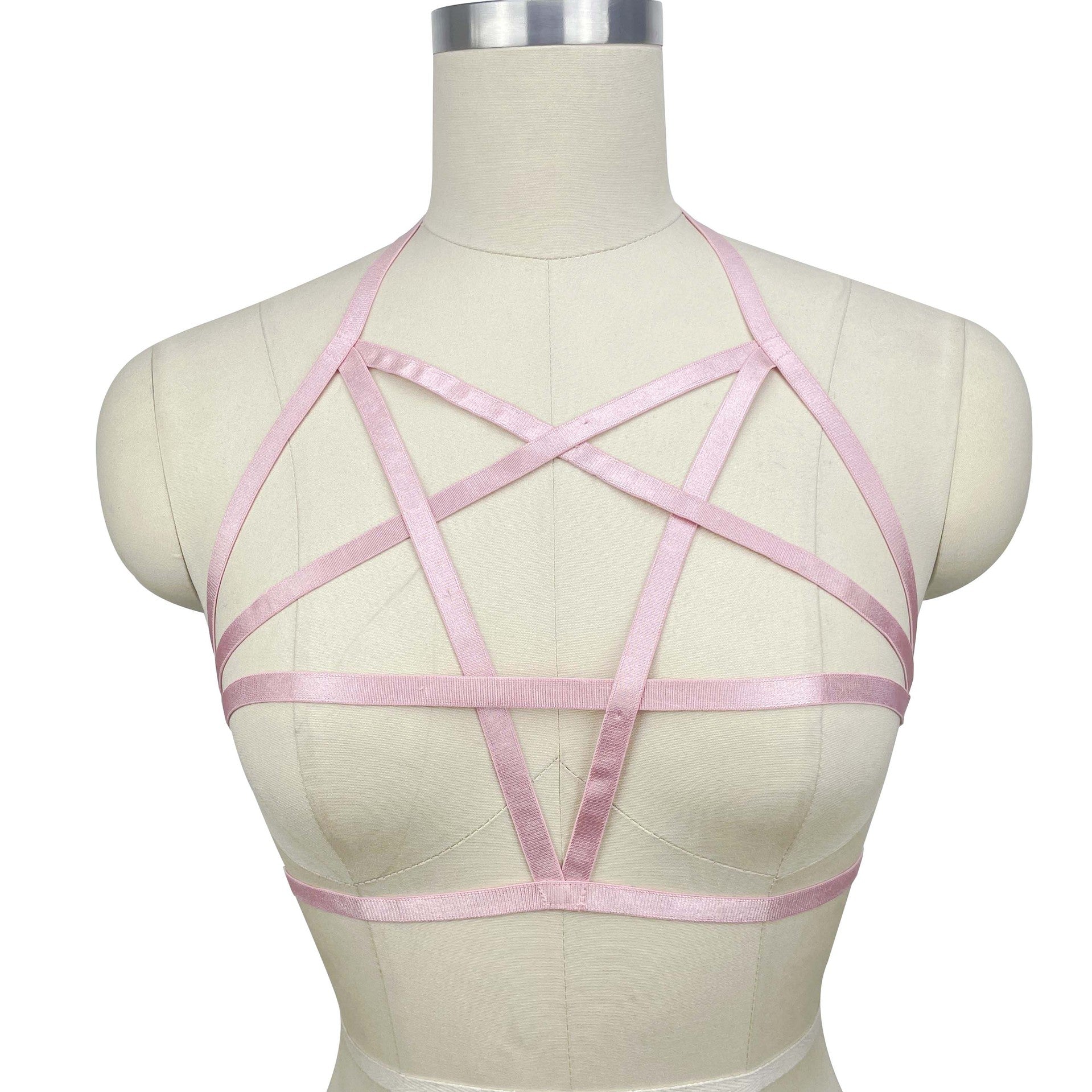 Red Sexiest Bra Revealing Bdsm Harness Lingerie