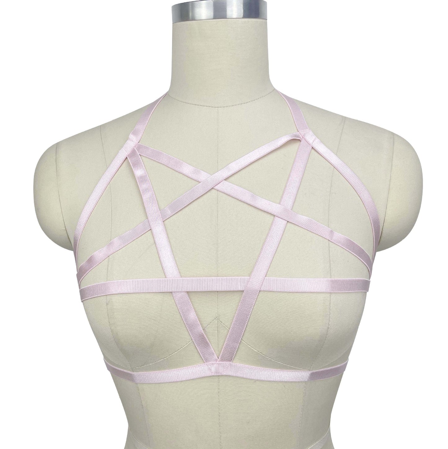 Red Sexiest Bra Revealing Bdsm Harness Lingerie