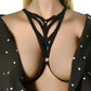 Red Sexiest Bra Revealing Bdsm Harness Lingerie