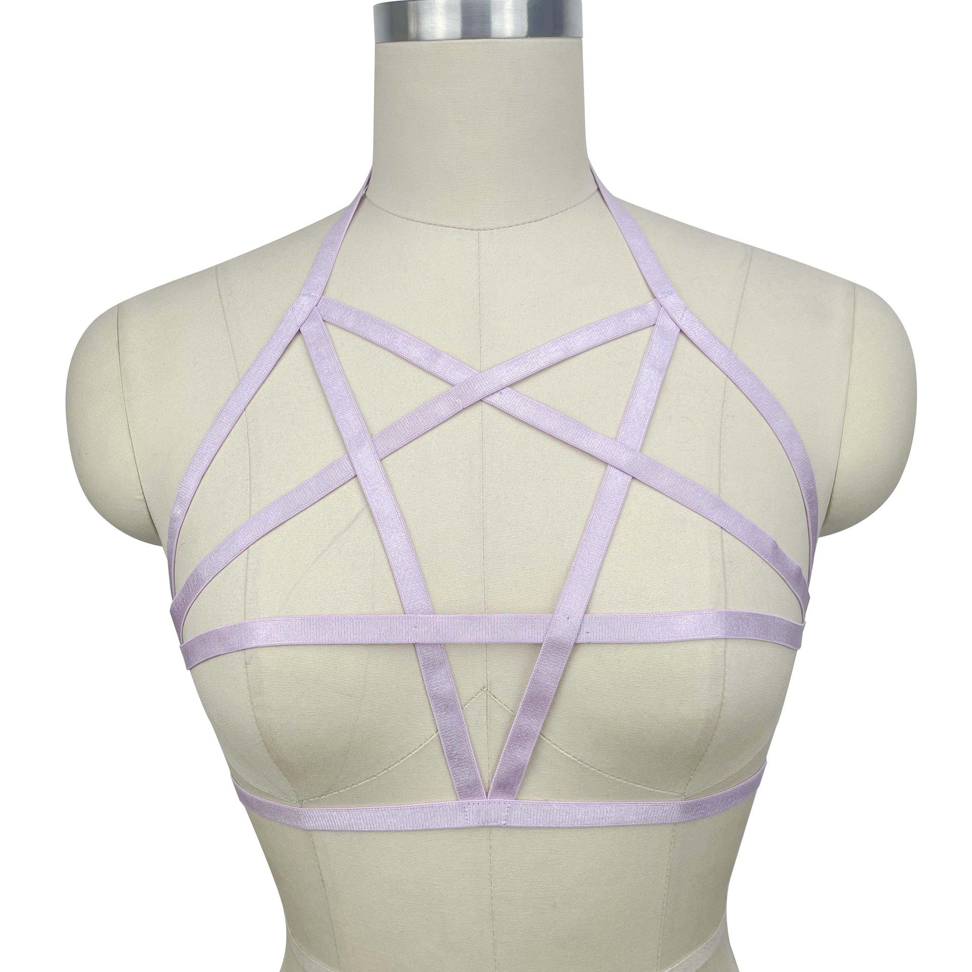 Red Sexiest Bra Revealing Bdsm Harness Lingerie