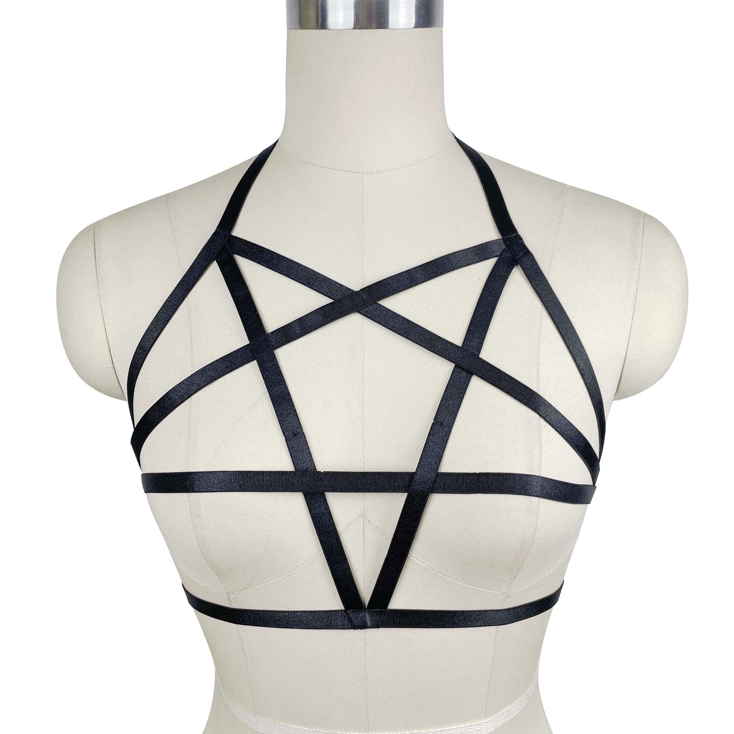 Red Sexiest Bra Revealing Bdsm Harness Lingerie