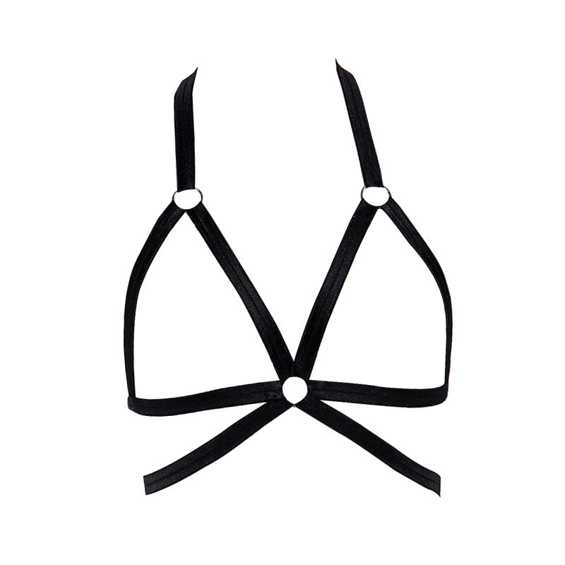 Red Sexy Bra Extreme Bondage Harness Lingerie