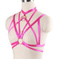 Red Sexy No Bra Extreme Body Harness Lingerie