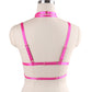 Red Sexy No Bra Extreme Body Harness Lingerie