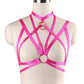 Red Sexy No Bra Extreme Body Harness Lingerie