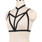 Red Sexy No Bra Extreme Body Harness Lingerie