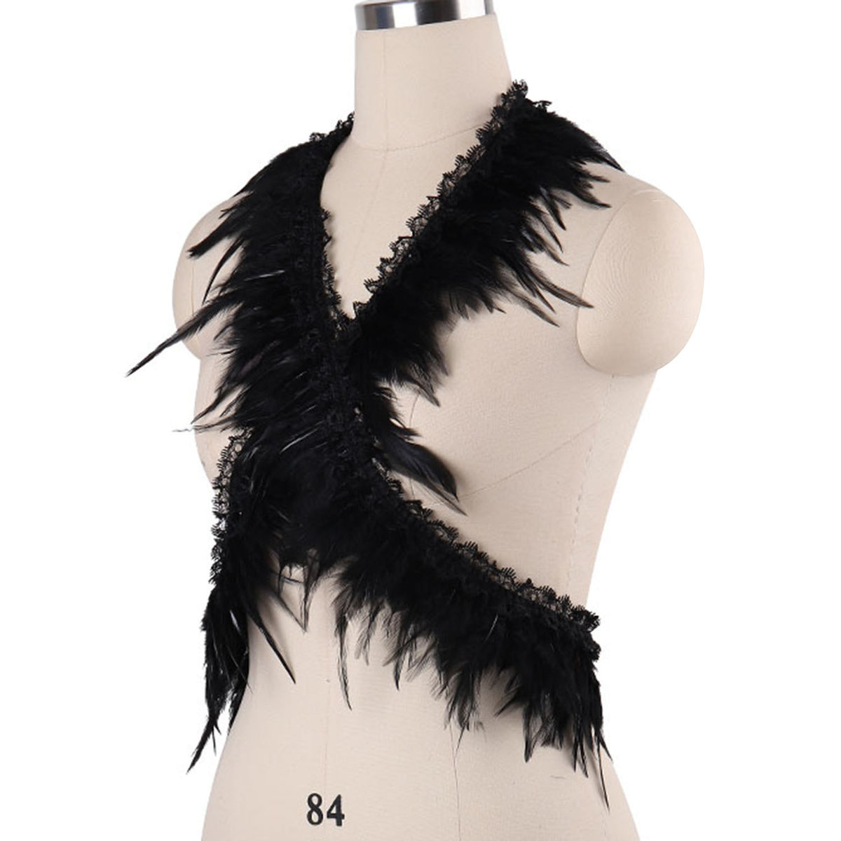 Feather Rave Bra Red Strappy Bra Extreme Sexy Harness Lingerie Feather Bra – Le Jour Jour