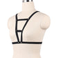 Revealing Bra Straps Red Bdsm Lingerie Harness