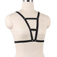 Revealing Bra Straps Red Bdsm Lingerie Harness