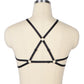 Revealing Bra Straps Red Strappy Harness Lingerie