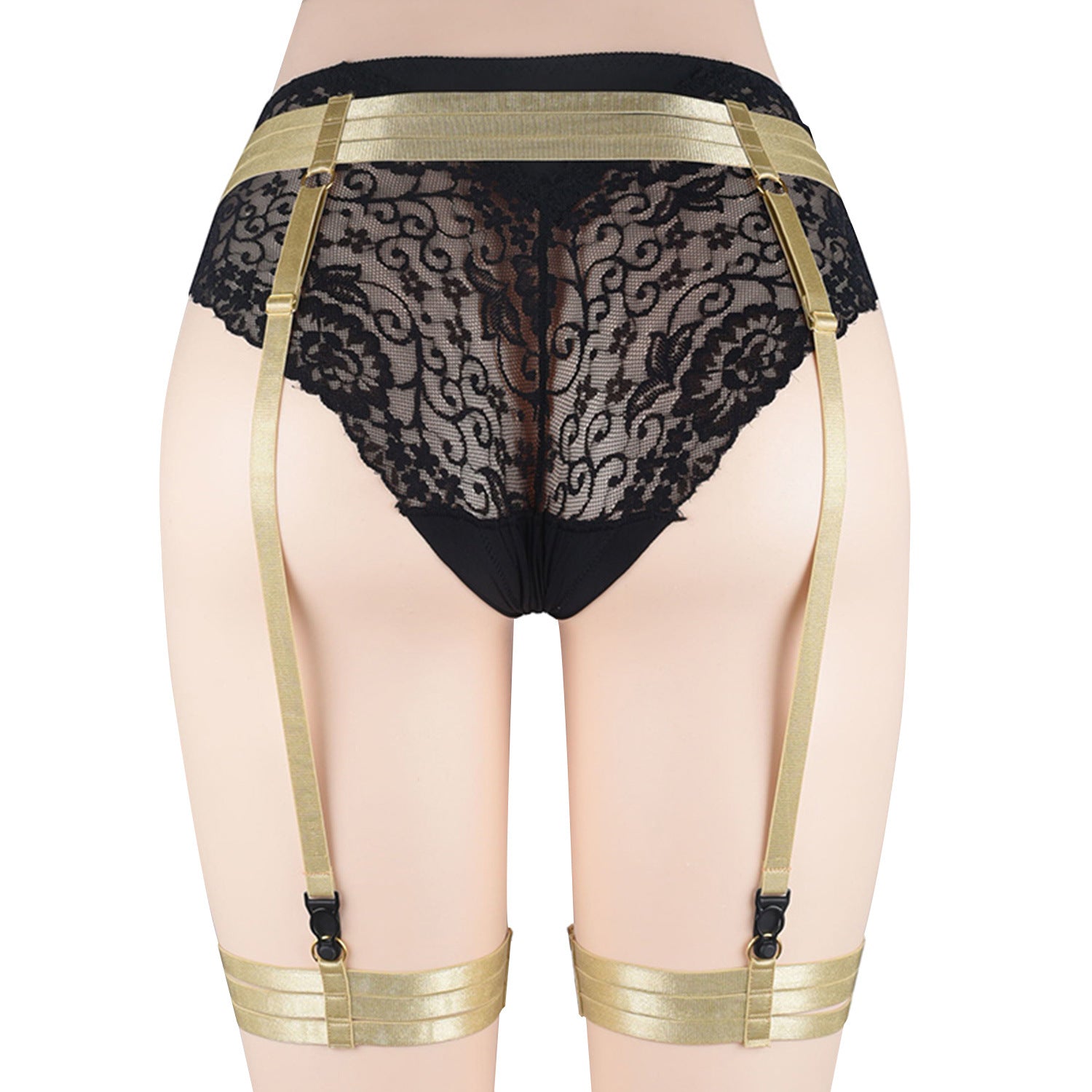 Revealing Garter Belt Thigh Highs Black Sexy Harness Lingerie Le Jour Jour Revealing Garter Belt Thigh Highs Black Sexy Harness Lingerie Le Jour Jour